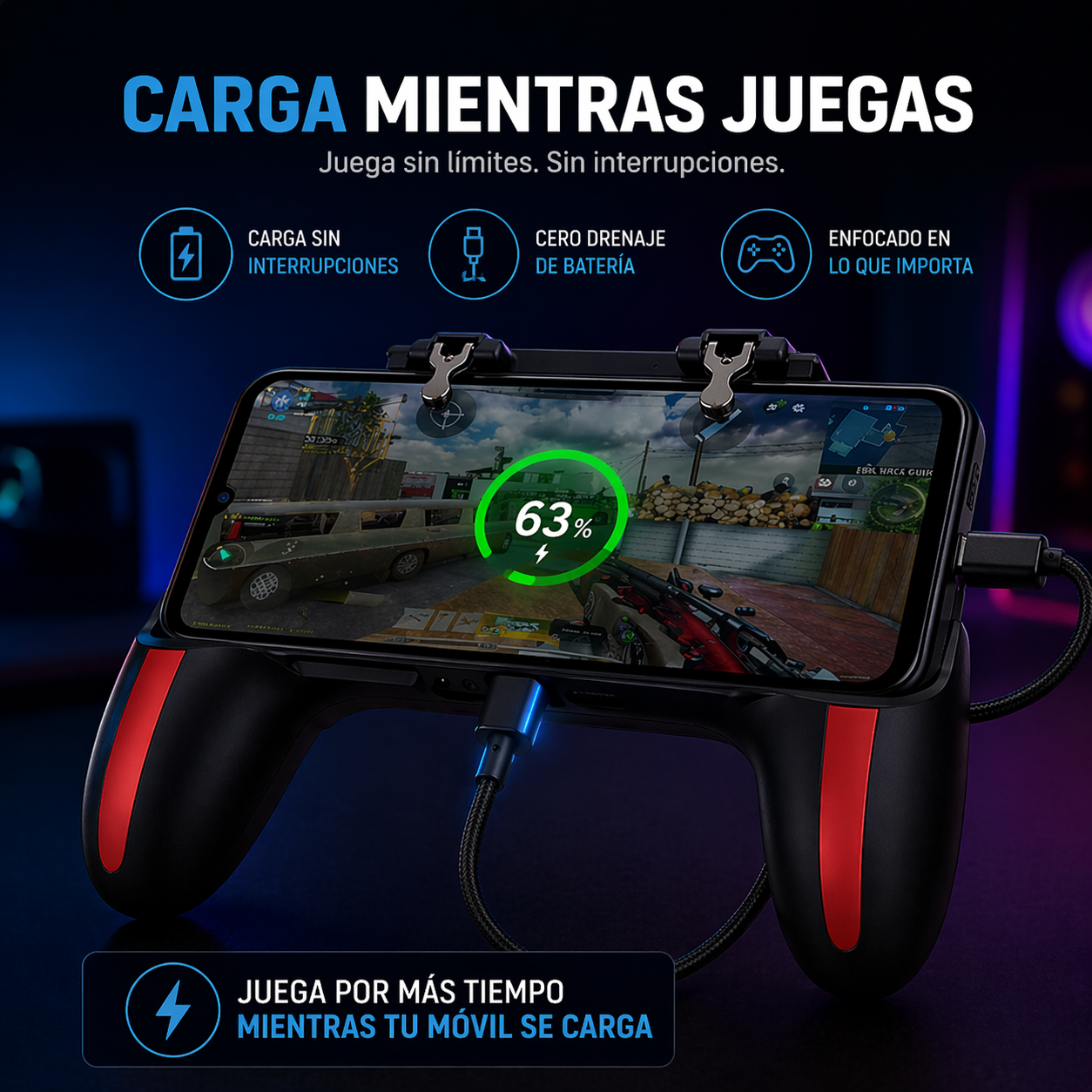 CoolKlip H10 Gamepad Móvil con Radiador