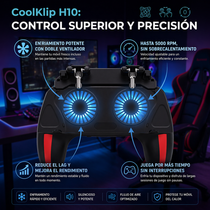 CoolKlip H10 Gamepad Móvil con Radiador