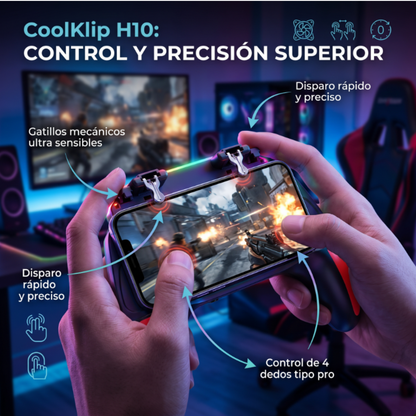 CoolKlip H10 Gamepad Móvil con Radiador